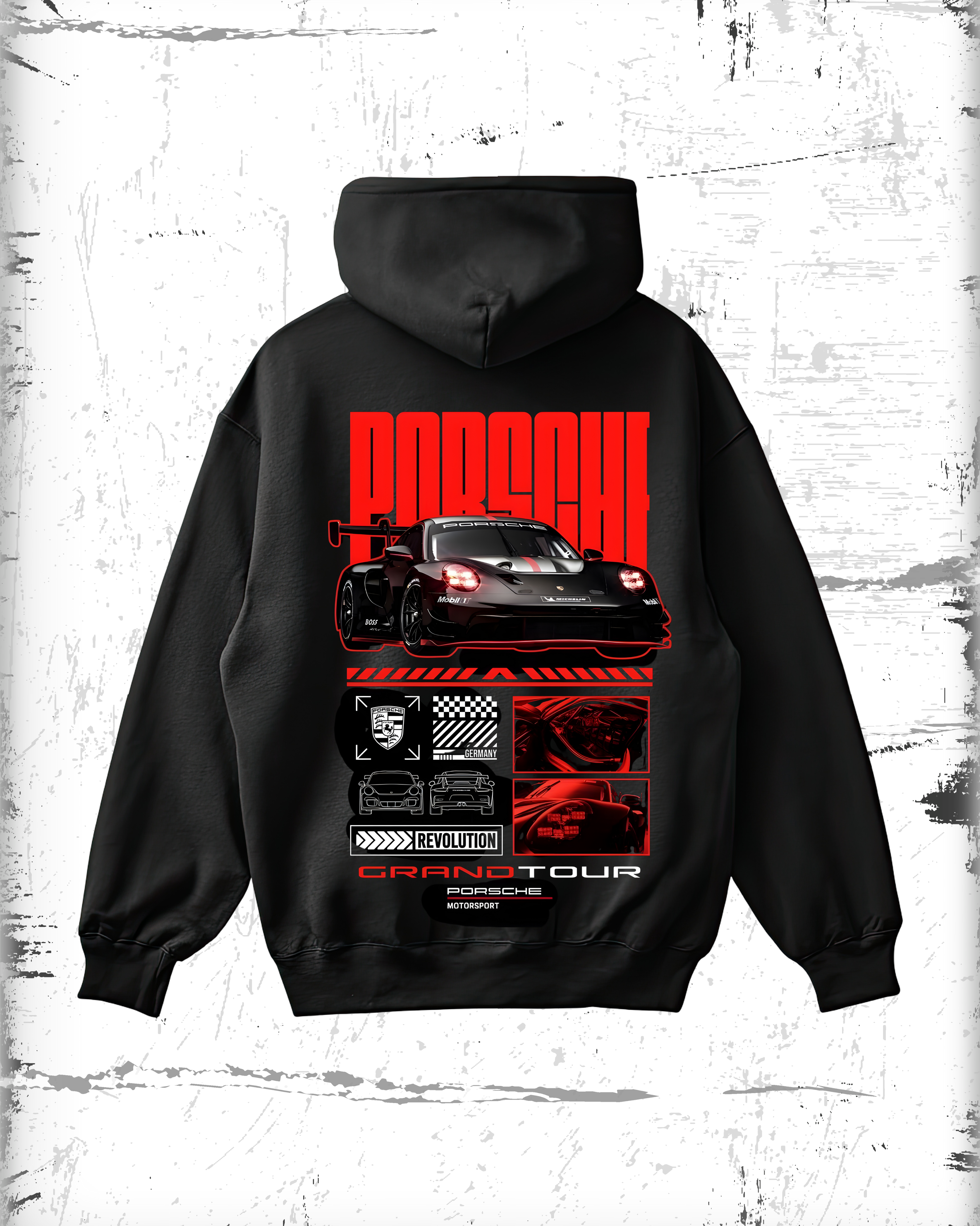 PORSCHE 911  RSR Hoodie