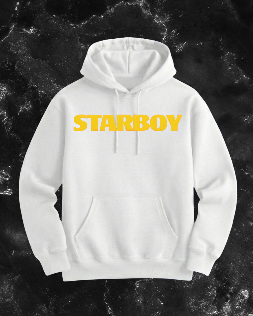 Starboy and stargirl hoodies white version