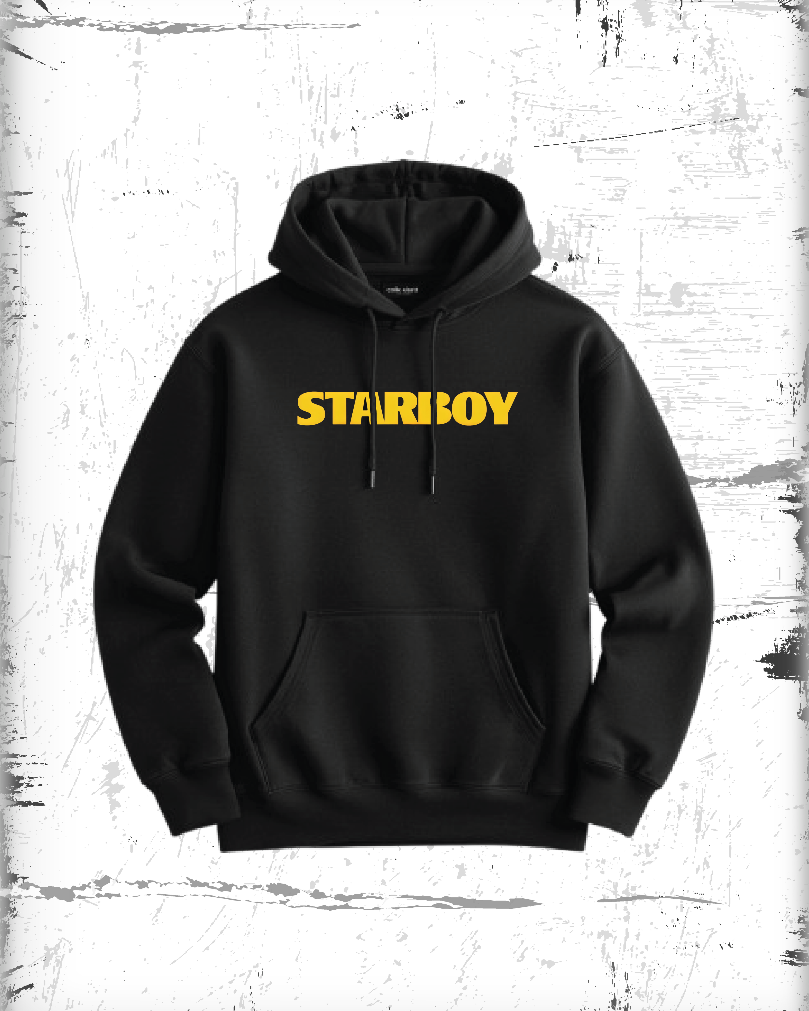 Starboy and stargirl hoodies black version