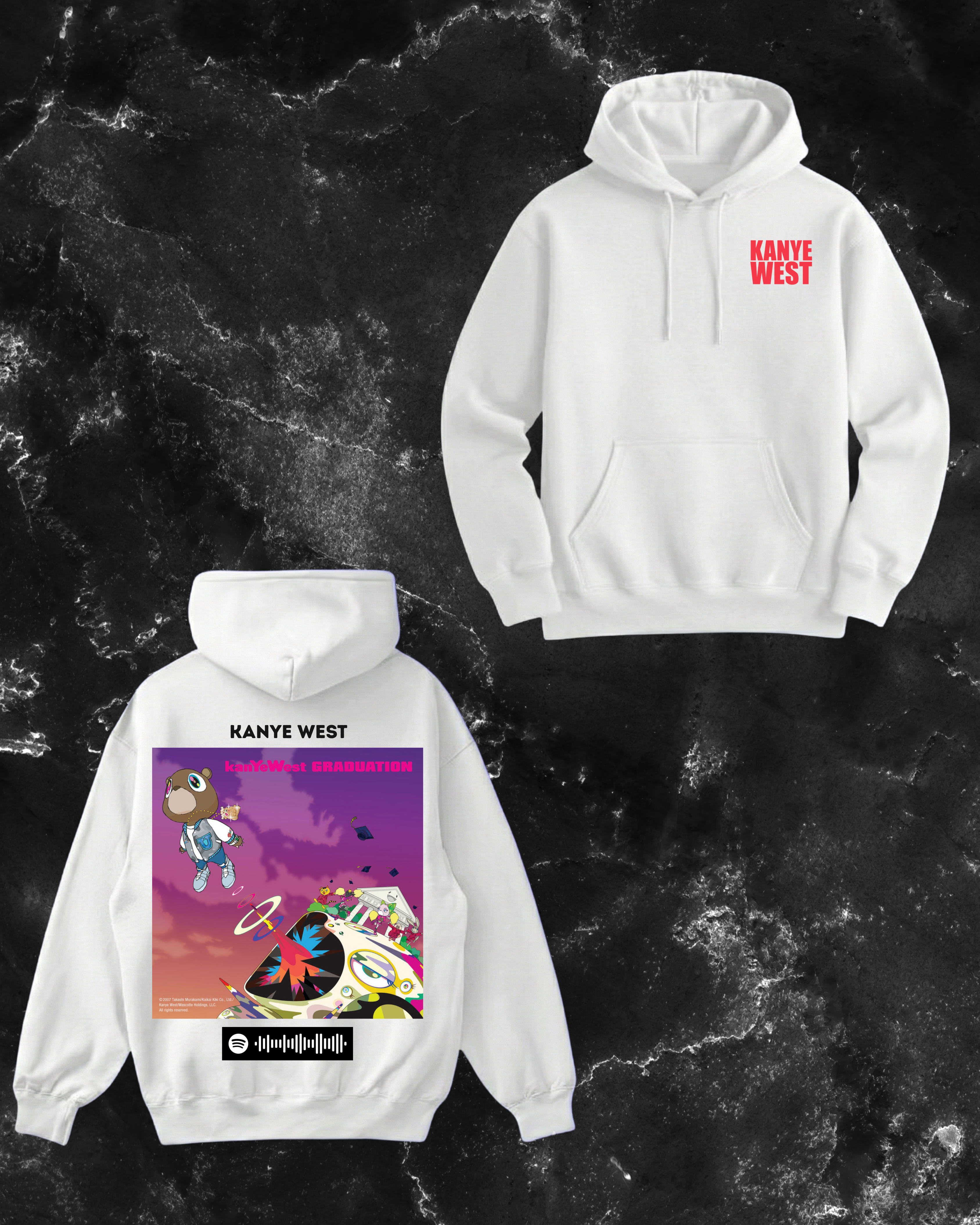 Kanye west hoodie white