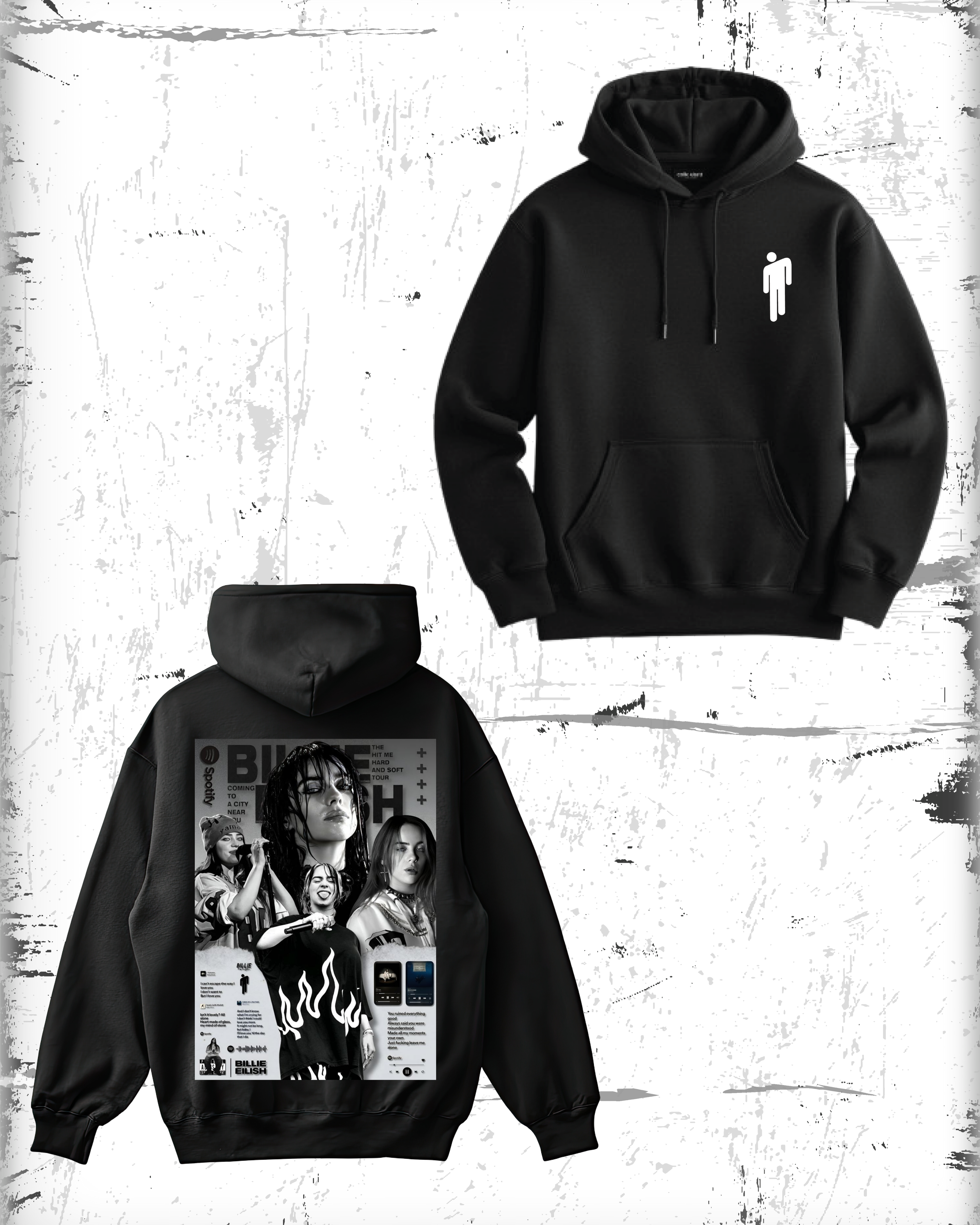 billie eilish v3 Hoodie