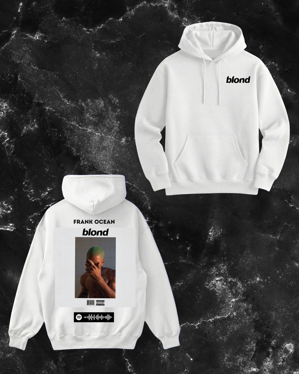 frank ocean hoodie WHITE