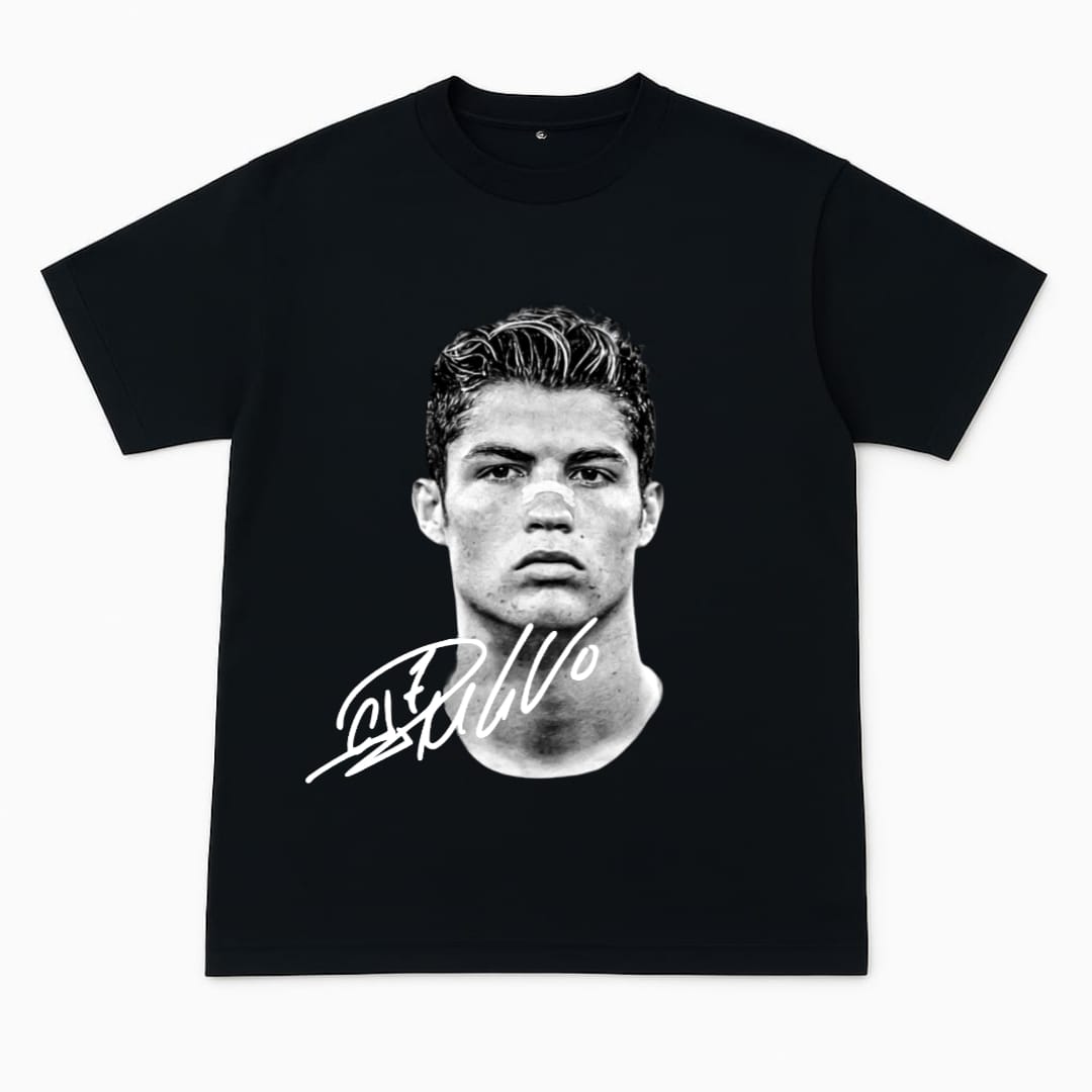 CR7 Face Short Sleeve T-Shirt